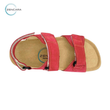  Sandal Sức Khỏe Đế Cork Trẻ Em Màu Hồng Đậm Zencara 