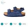  Sandal đế Cork dành cho trẻ em (Navy), hỗ trợ nâng vòm và phòng chống bàn chân bẹt 