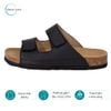  Sandal đế Cork Nam (Đen), hỗ trợ nâng vòm và phòng chống bàn chân bẹt 