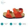  Sandal đế Cork dành cho trẻ em (Cam), hỗ trợ nâng vòm và phòng chống bàn chân bẹt 