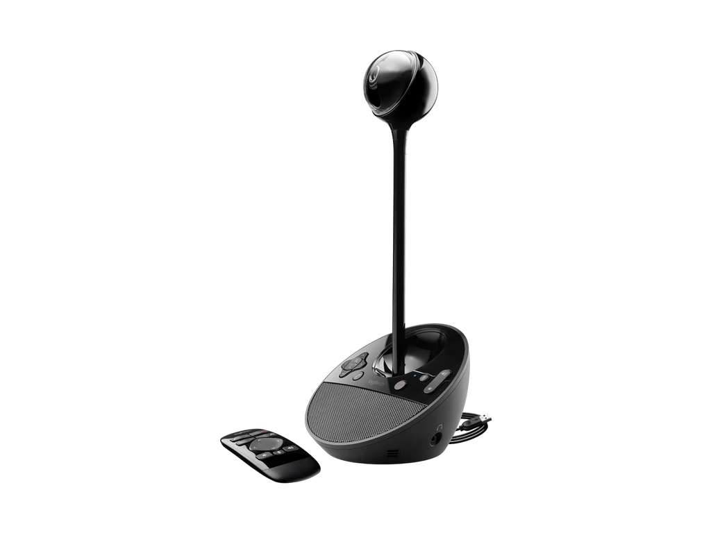 Webcam Logitech và thiết bị loa mic tích hợp ConferenceCam BCC950