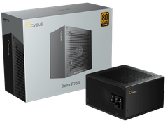 Nguồn máy tính Ocypus Delta P750 (750W, 80 Plus Bronze, ATX3.1 PCIE5.1, Japanese High-quality Bulk Capacitors)
