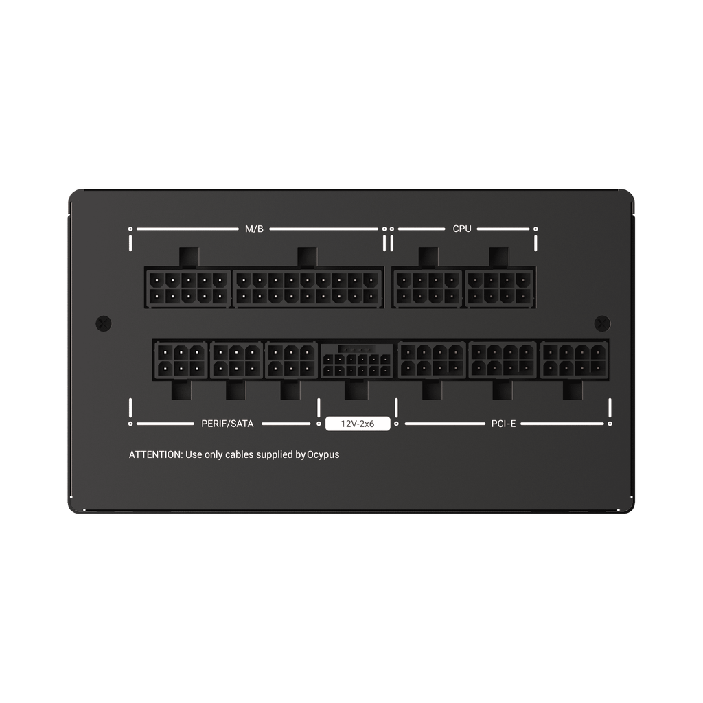 Nguồn máy tính Ocypus Iota P1200 (1200W, 80 Plus Gold, Fully Modular, ATX3.1 PCIE5.1, Full Japan Capacitor)