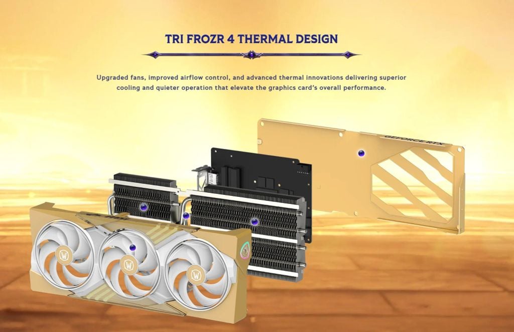 VGA MSI GeForce RTX 5070 12G World of Warcraft MIDNIGHT LIGHT EDITION OC