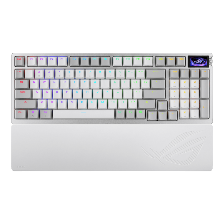 Bàn Phím Cơ Gaming Asus ROG Azoth 96 HE White