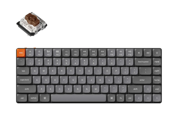 Bàn phím cơ không dây Keychron K3M K3 Max RGB (75%, QMK/VIA, Wireless 2.4GHz)