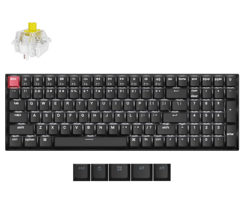 Bàn phím cơ không dây Keychron K4X Hotswap (96%)