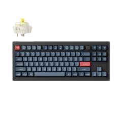 Bàn phím cơ không dây Keychron V3 Max RGB (Layout 80%, QMK/VIA, 2.4GHz/Bluetooth)