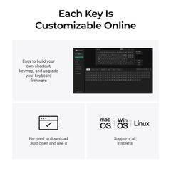 Bàn phím cơ không dây Keychron V3 Max RGB (Layout 80%, QMK/VIA, 2.4GHz/Bluetooth)