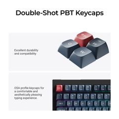 Bàn phím cơ không dây Keychron V3 Max RGB (Layout 80%, QMK/VIA, 2.4GHz/Bluetooth)