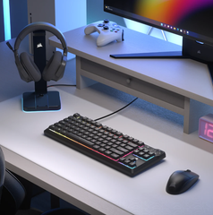 Bàn phím Gaming CORSAIR K55 CORE TKL RGB