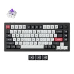 Bàn phím cơ không dây tùy chỉnh Keychron Q1 HE QMK Black