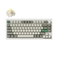 Bàn phím cơ không dây Keychron Q1 Max (Shell White, Gateron Jupiter Banana Switch)