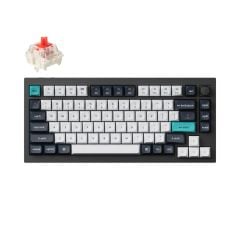 Bàn phím cơ không dây Keychron Q1 Max (Carbon Black, Gateron Jupiter Red Switch)