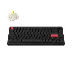 Bàn phím cơ không dây Keychron Q1 Max (Side-Printed Keycaps, Carbon Black, Gateron Jupiter Banana Switch)