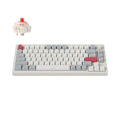 Bàn phím cơ không dây Keychron Q1 Max (Side-Printed Keycaps, Shell White, Gateron Jupiter Red Switch)