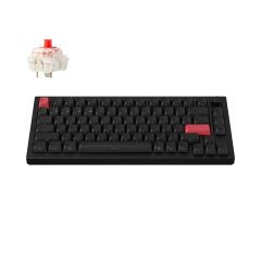 Bàn phím cơ không dây Keychron Q1 Max (Side-Printed Keycaps, Carbon Black, Gateron Jupiter Red Switch)