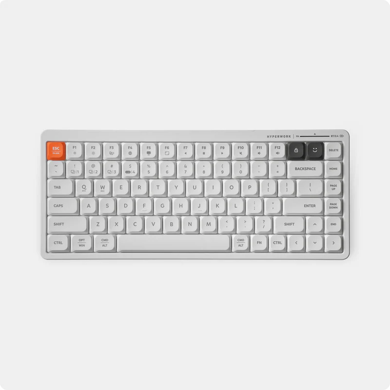 Bàn Phím Không Dây HyperWork SilentKey Mini TS01M