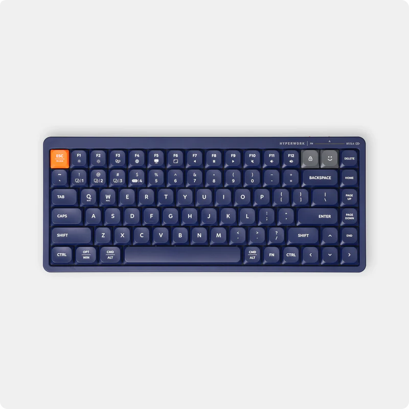 Bàn Phím Không Dây HyperWork SilentKey Mini TS01M