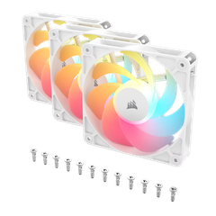 Bộ 3 Quạt tản nhiệt Corsair RS120-R ARGB 120mm PWM Reverse