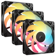 Bộ 3 Quạt tản nhiệt Corsair RS120-R ARGB 120mm PWM Reverse
