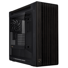 CASE ASUS ProArt PA602 Wood Edition - Tempered Glass Panel Mid-Tower EATX Hỗ trợ tản nhiệt 420mm, VGA 440mm