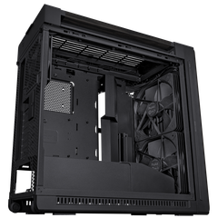 CASE ASUS ProArt PA602 Wood Edition - Tempered Glass Panel Mid-Tower EATX Hỗ trợ tản nhiệt 420mm, VGA 440mm