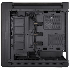 CASE ASUS ProArt PA602 Wood Edition - Tempered Glass Panel Mid-Tower EATX Hỗ trợ tản nhiệt 420mm, VGA 440mm
