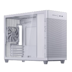 CASE ASUS Prime AP201 Tempered Glass White