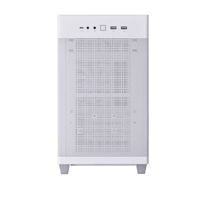 CASE ASUS Prime AP201 Tempered Glass White