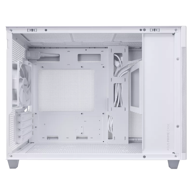 CASE ASUS Prime AP201 Tempered Glass White