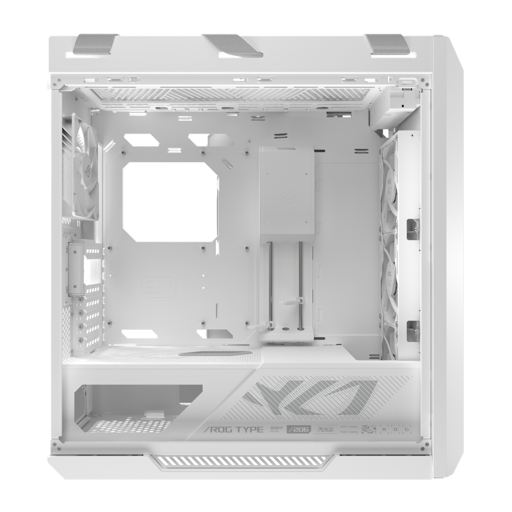 Case ASUS ROG Strix Helios II GX601S WHITE EATX - Mid Tower, 3 Mặt Kính Cường Lực, Khung Nhôm, Hỗ trợ Radiator 420mm