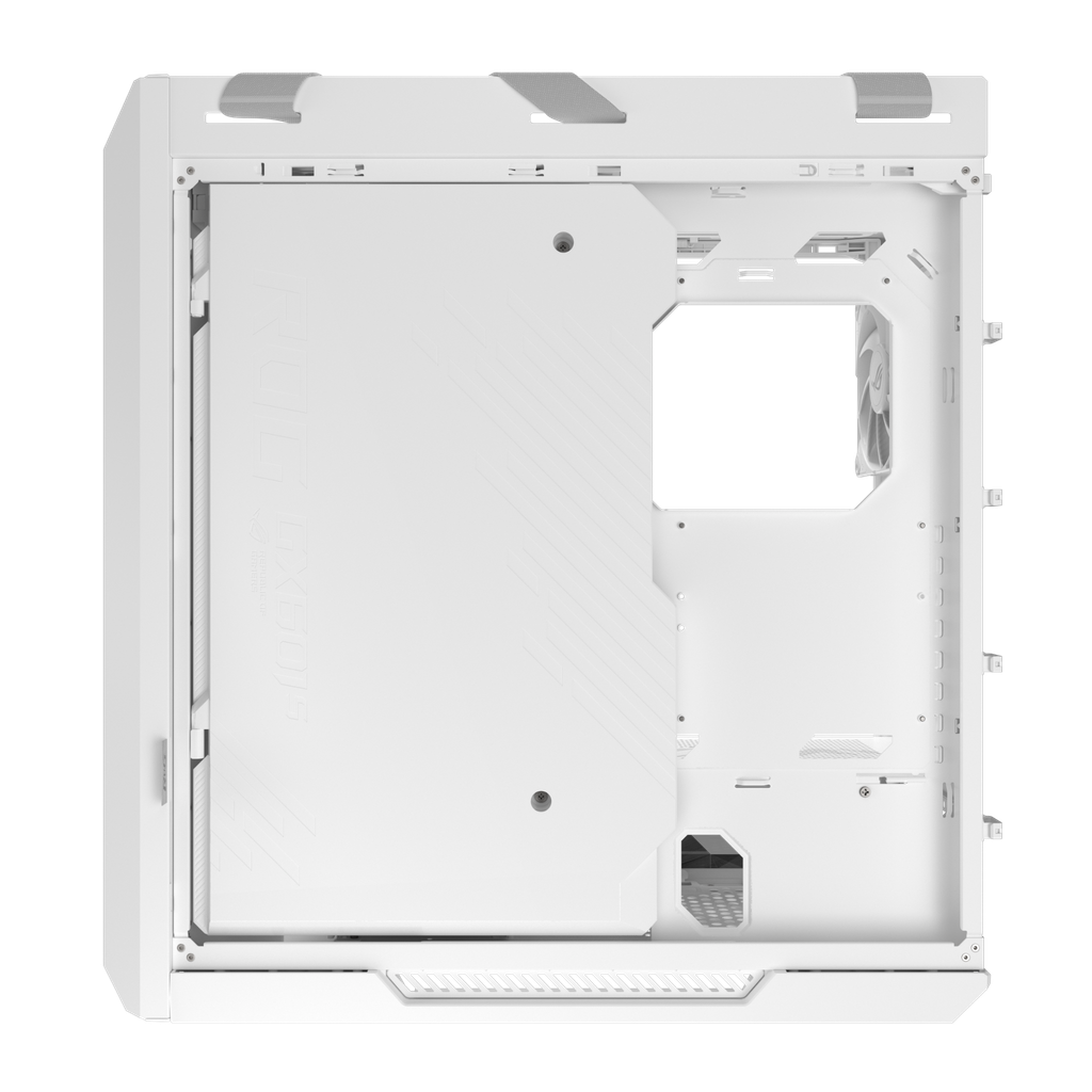 Case ASUS ROG Strix Helios II GX601S WHITE EATX - Mid Tower, 3 Mặt Kính Cường Lực, Khung Nhôm, Hỗ trợ Radiator 420mm