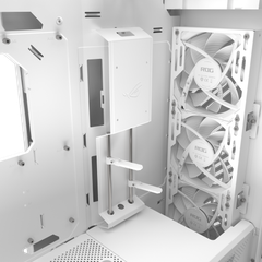 Case ASUS ROG Strix Helios II GX601S WHITE EATX - Mid Tower, 3 Mặt Kính Cường Lực, Khung Nhôm, Hỗ trợ Radiator 420mm