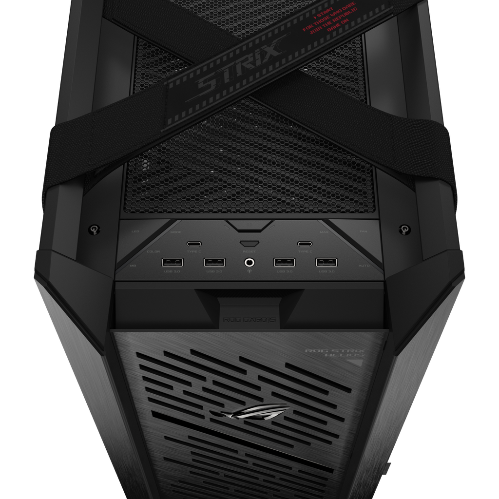 Case ASUS ROG Strix Helios II GX601S BLACK EATX - Mid Tower, 3 Mặt Kính Cường Lực, Khung Nhôm, Hỗ trợ Radiator 420mm