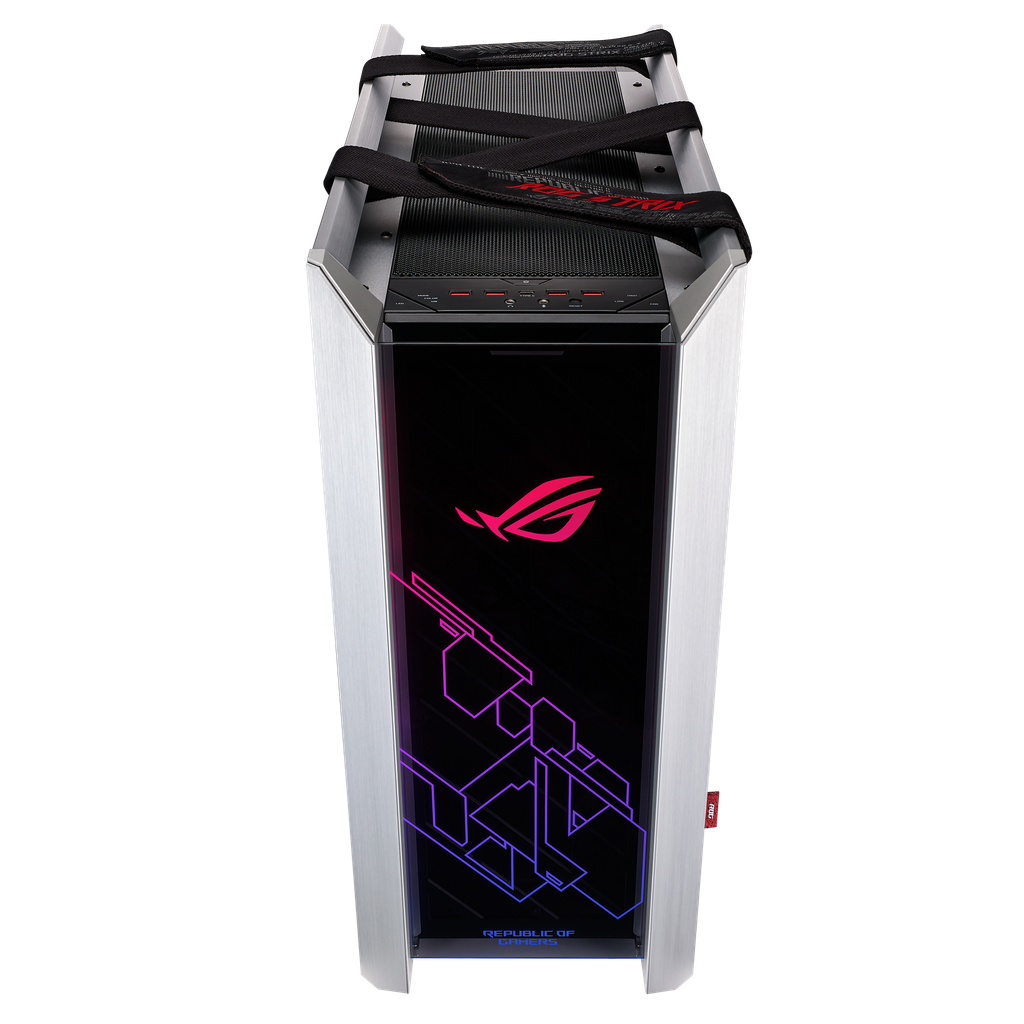 Case ASUS ROG Strix Helios White Edition - Mid-Tower EATX Hỗ trợ tản nhiệt 420mm, VGA 450mm
