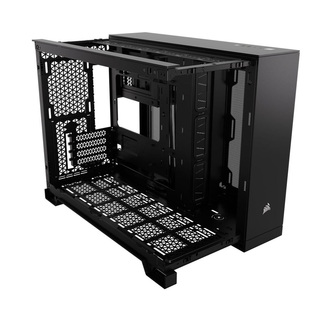Case Corsair 2500X Black - Tempered Glass, mATX Mid-Tower, Dual Chamber