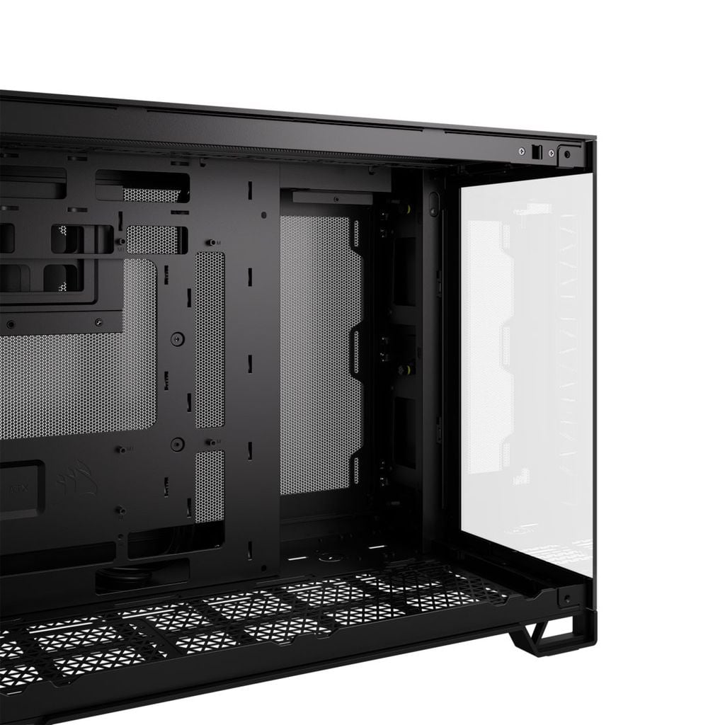 Case Corsair 2500X Black - Tempered Glass, mATX Mid-Tower, Dual Chamber