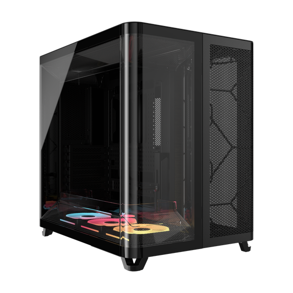Case Corsair AIR 5400 LX-R RGB iCUE LINK Tempered Glass Mid-Tower Black