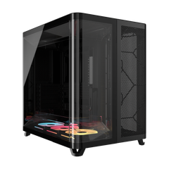 Case Corsair AIR 5400 LX-R RGB iCUE LINK Tempered Glass Mid-Tower Black