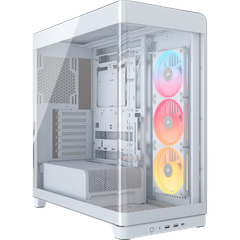 Case Corsair FRAME 4500X LX-R RGB iCUE LINK Panoramic Glass Mid-Tower White