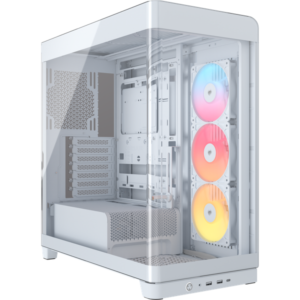 Case Corsair FRAME 4500X RS-R ARGB Panoramic Glass Mid-Tower White