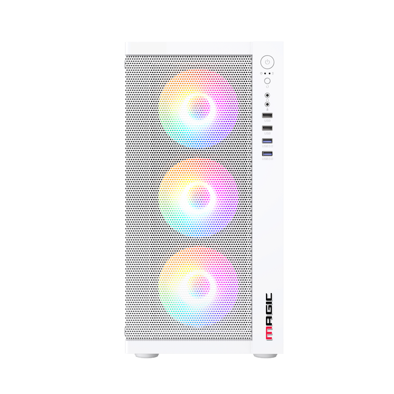 Case Magic GM-01 MESH (M-ATX, sẵn 4 fan)