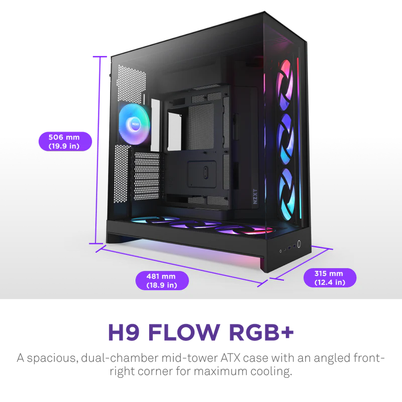 Case NZXT H9 Flow RGB+