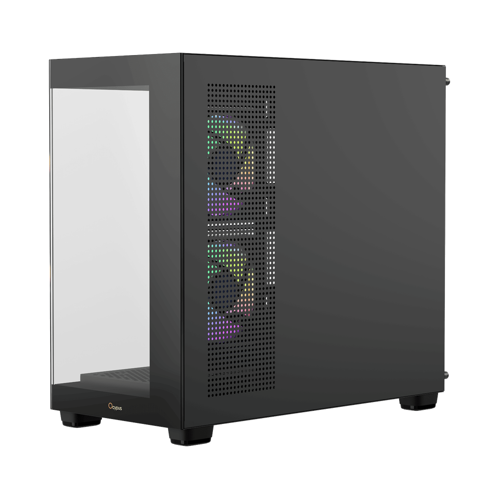 Case Ocypus Gamma C52 ARGB (M-ATX, sẵn 3 Fan ARGB)