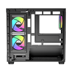 Case Ocypus Gamma C52 ARGB (M-ATX, sẵn 3 Fan ARGB)