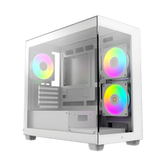 Case Ocypus Gamma C52 ARGB (M-ATX, sẵn 3 Fan ARGB)