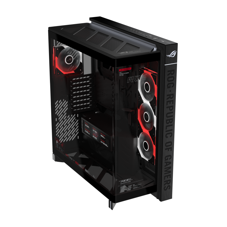 Vỏ Case ASUS ROG Cronox ARGB (Full Tower Panoramic, Màn Hình LCD 9.2 Inch)