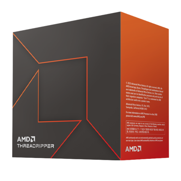 CPU AMD Ryzen Threadripper 7980X - 64 Core 128 Thread, Base 3.2Ghz Turbo 5.1Ghz, Cache 324MB