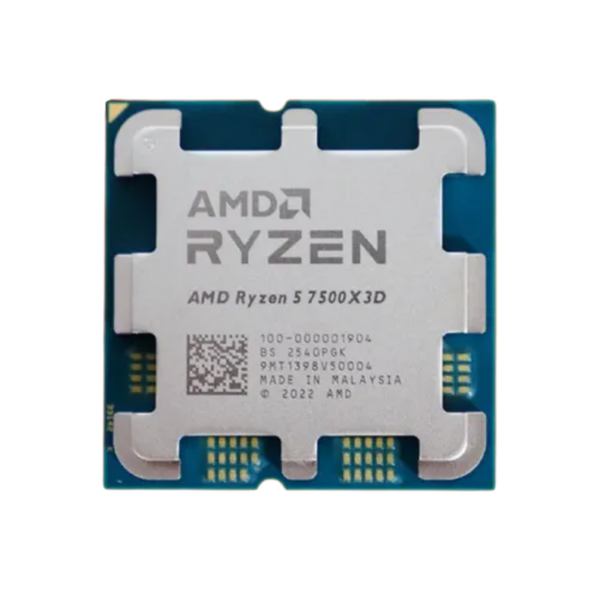 CPU AMD Ryzen 5 7500X3D TRAY (6 Nhân 12 Luồng | 4.5GHz | 96MB Cache | AM5)